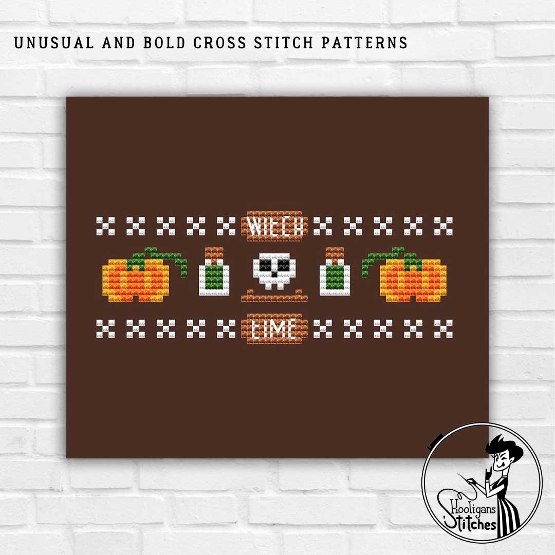 Witch Time Cross Stitch Pattern фото 5