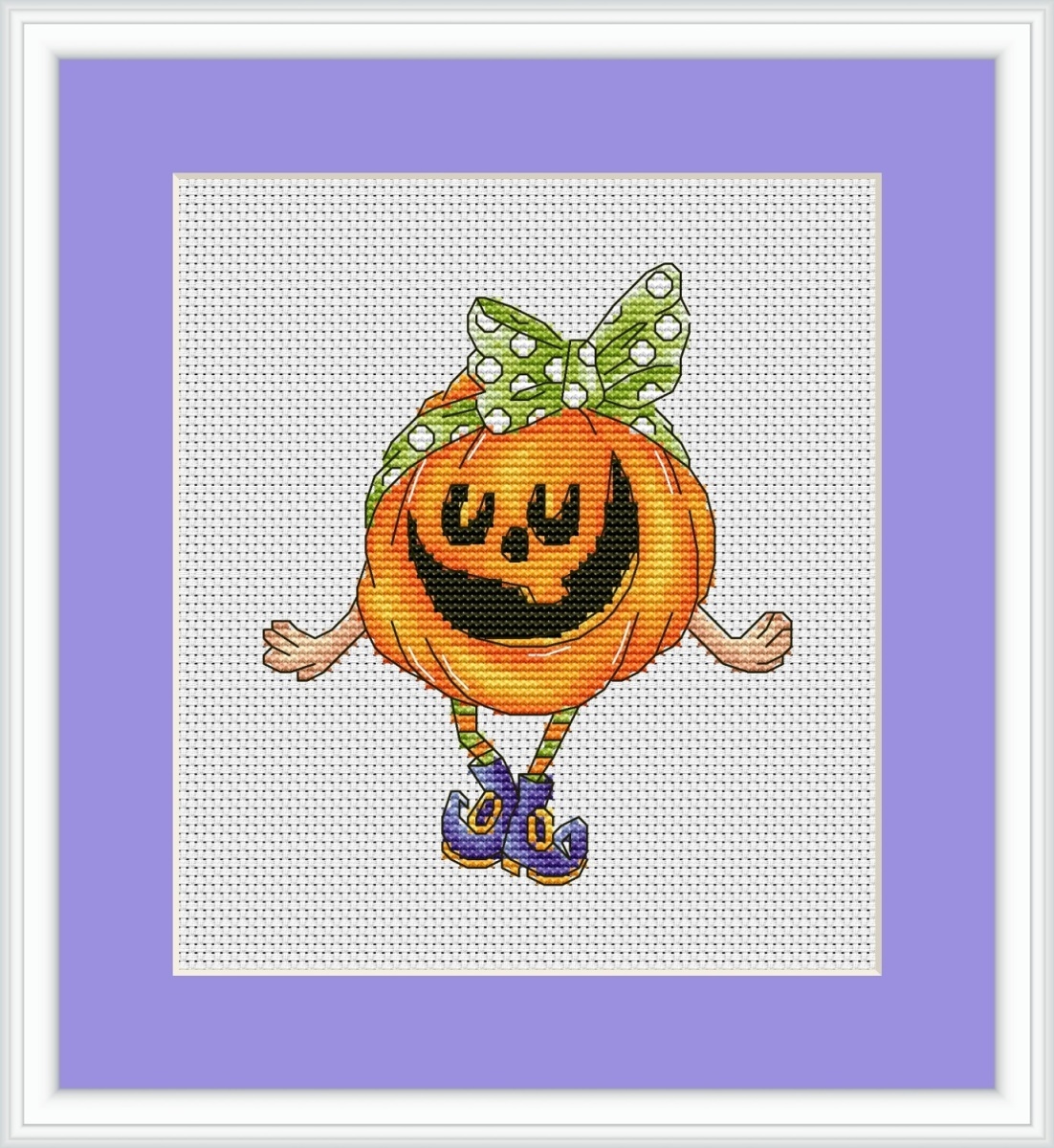 Funny Pumpkin 2 Cross Stitch Pattern фото 1