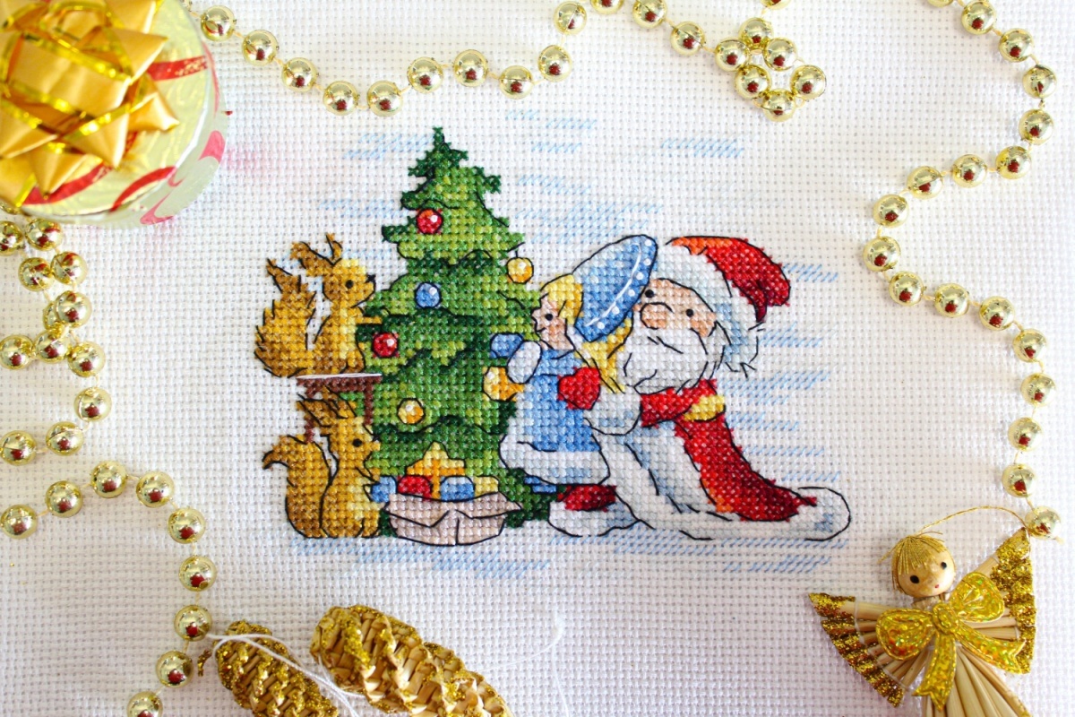 Holiday Tree Cross Stitch Kit фото 3