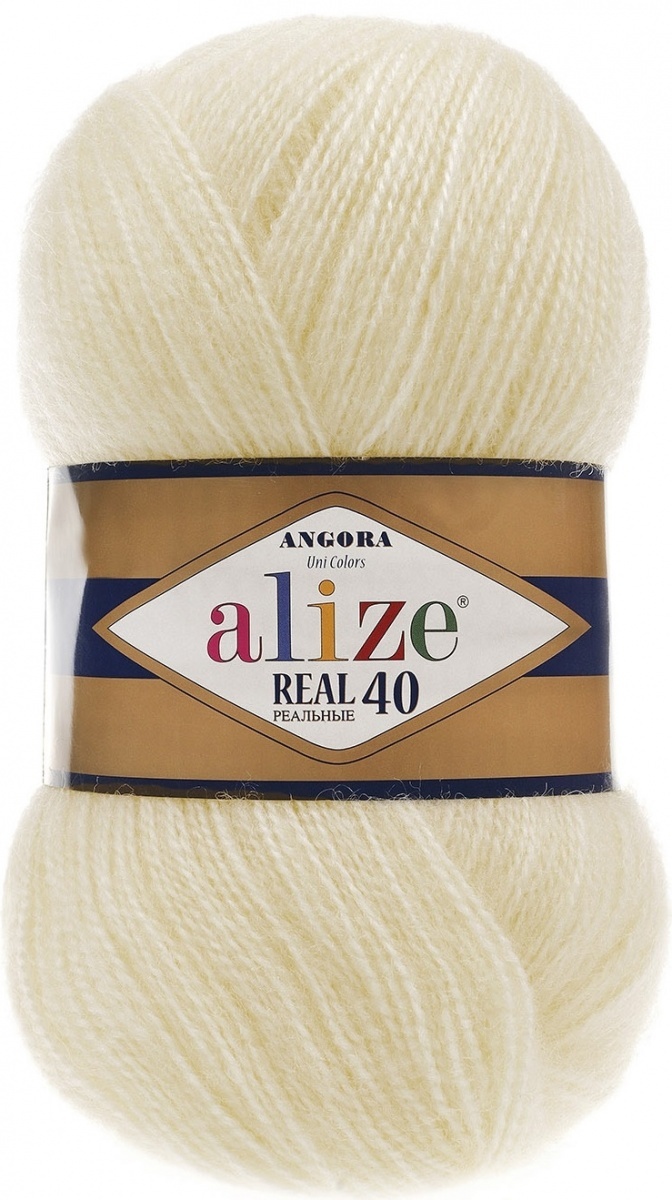 Alize Angora Real 40, 40% Wool, 60% Acrylic 5 Skein Value Pack, 500g фото 2