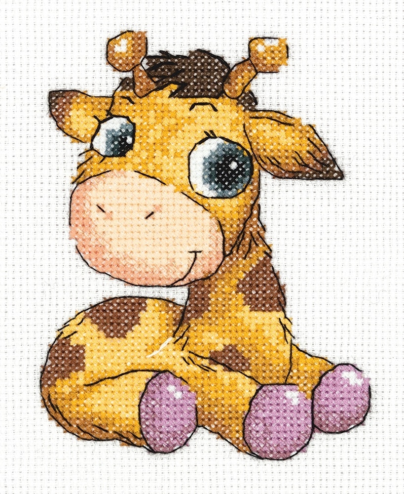 Jojo the Giraffe Cross Stitch Kit фото 1
