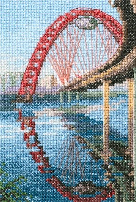 Picturesque Bridge Cross Stitch Kit фото 1
