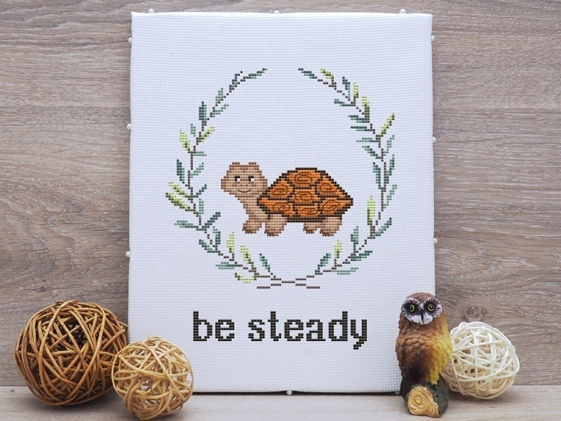 Be Steady Cross Stitch Pattern фото 2