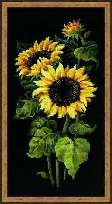 Sunflowers Cross Stitch Kit by Riolis фото 1