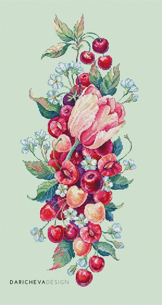 Taste of Spring Cross Stitch Pattern фото 2