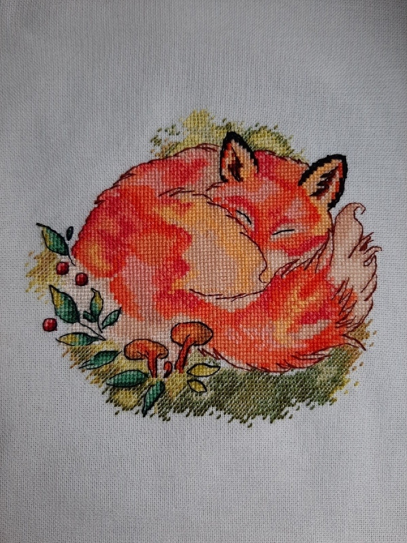 Fox Dream Cross Stitch Pattern фото 2