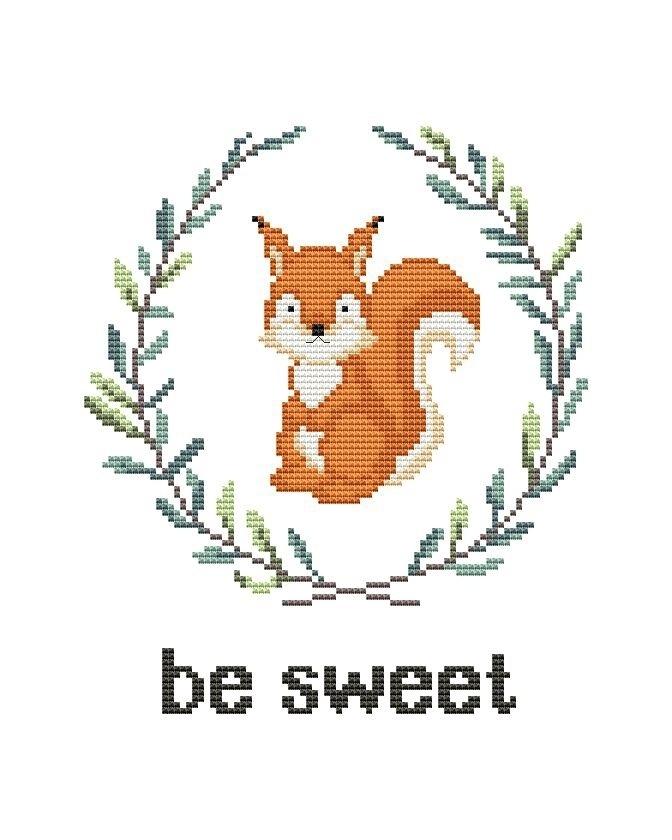Be Sweet Cross Stitch Pattern фото 1