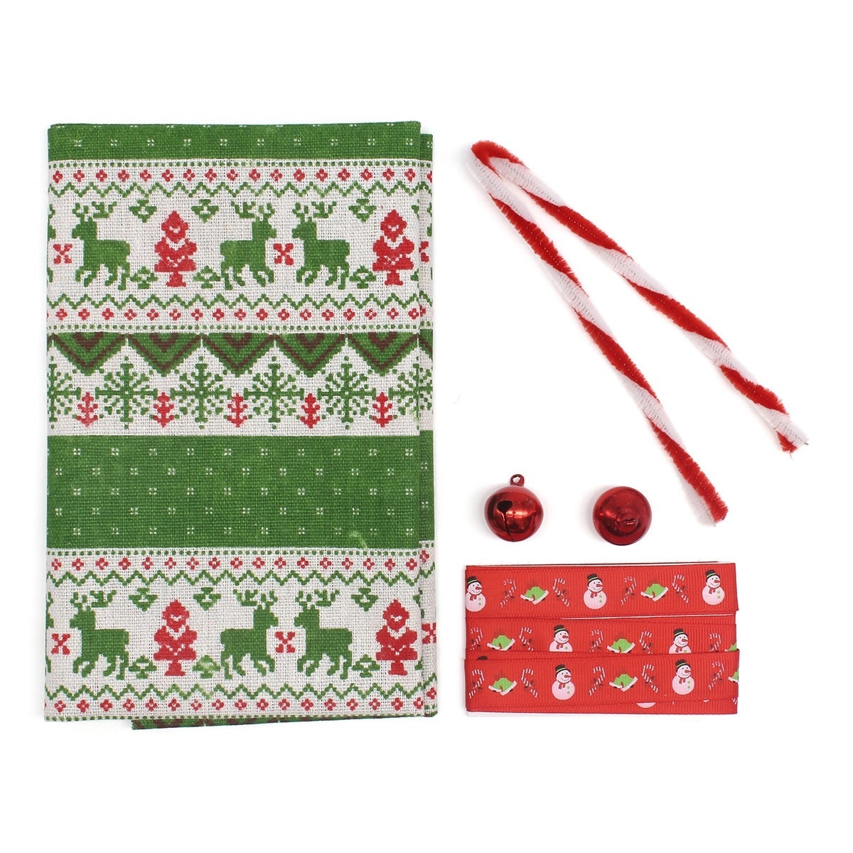 Christmas Green Set Patchwork Fabric with Accessories фото 4