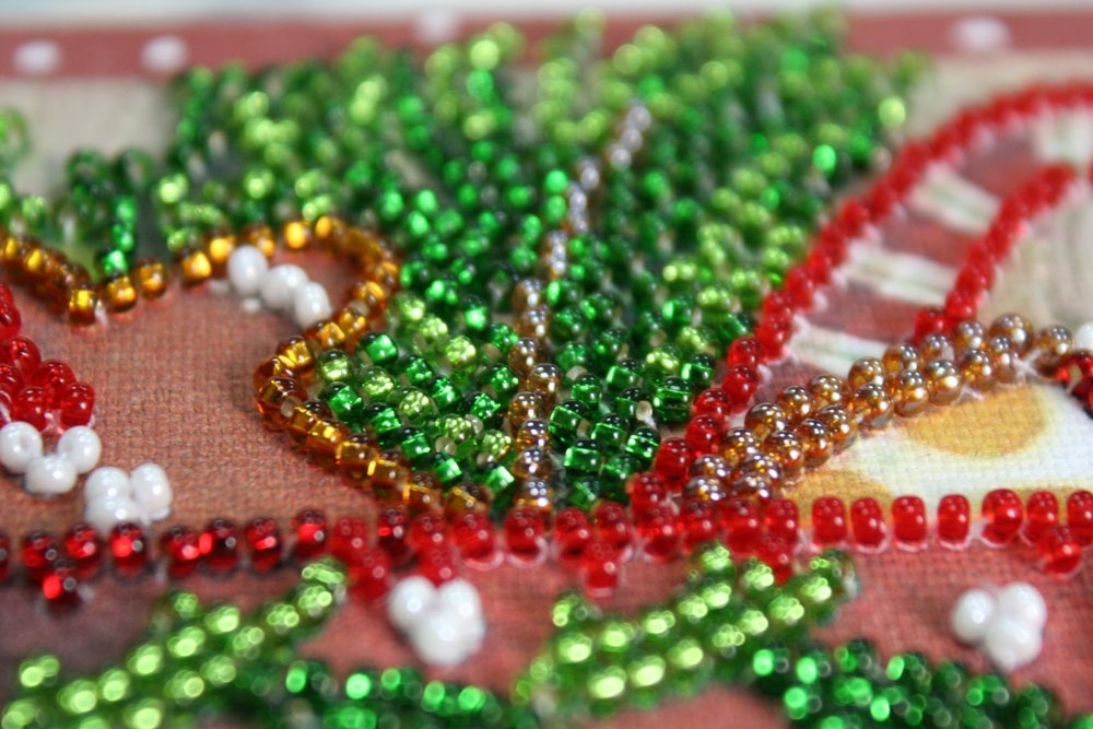 Children's Holiday Bead Embroidery Kit фото 3