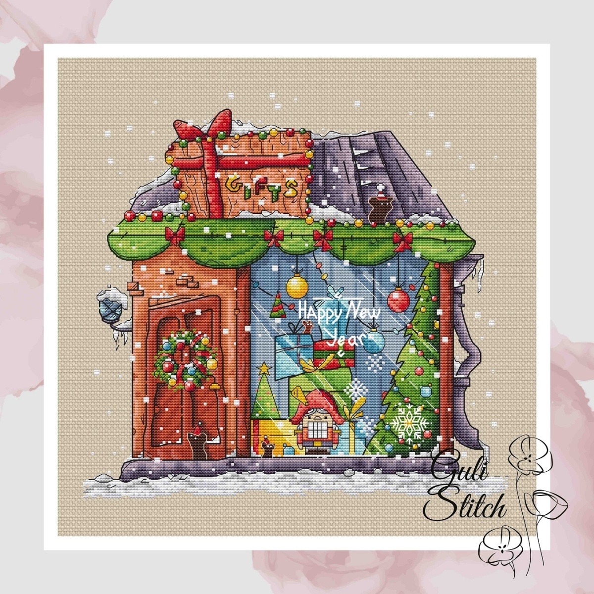 Gift Shop Cross Stitch Pattern фото 2