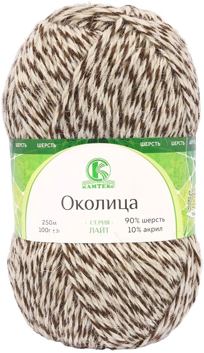 Kamteks Okolitsa 90% wool, 10% acrylic, 5 Skein Value Pack, 500g фото 10