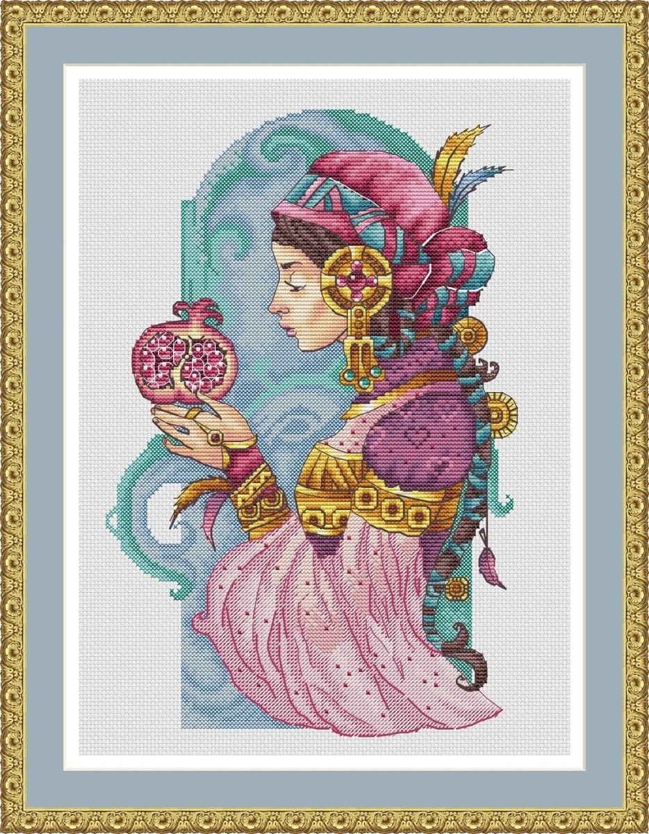 Princess of the East Cross Stitch Pattern фото 1