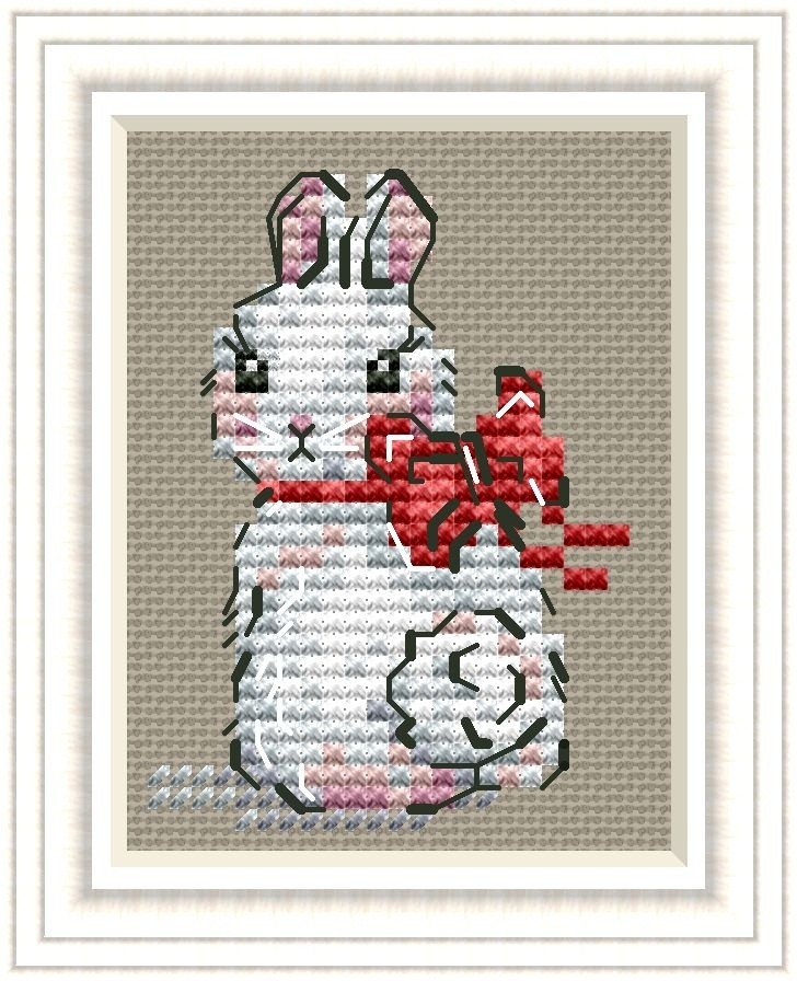 Rabbit S Cross Stitch Pattern фото 5
