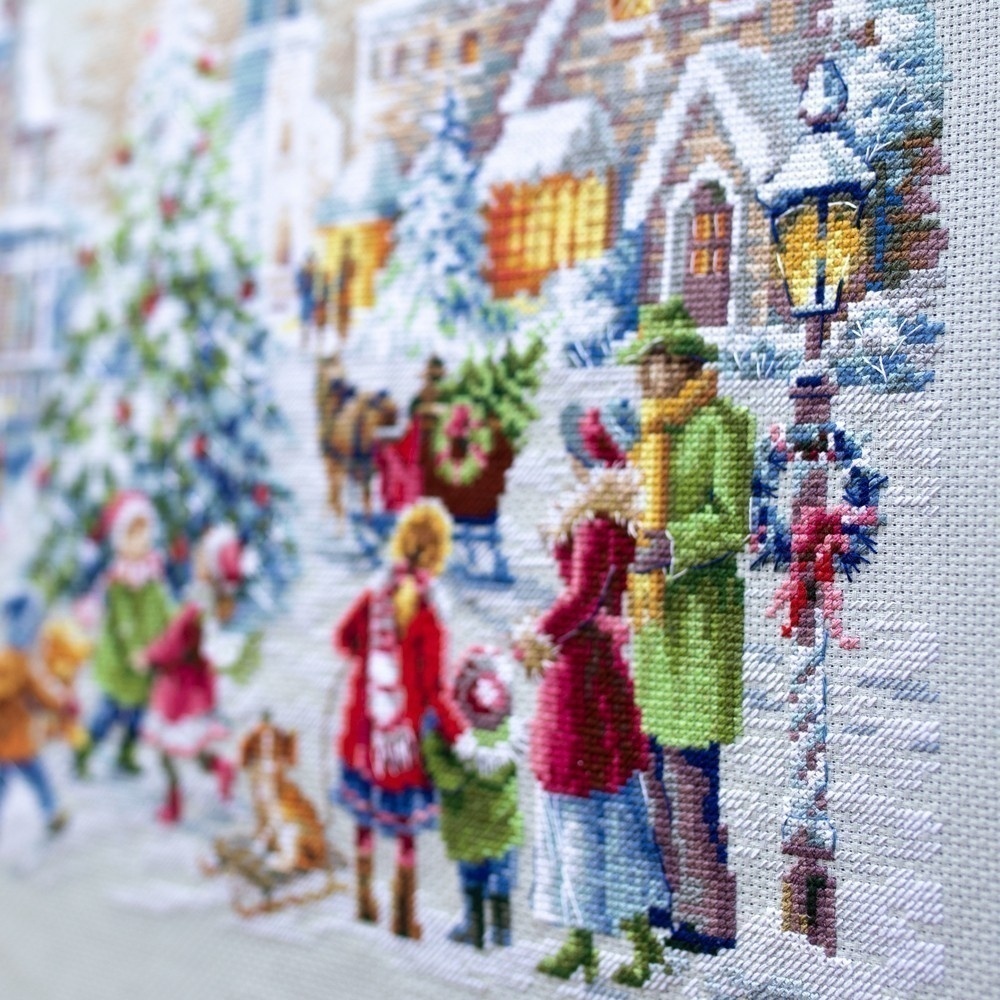Christmas Eve Cross Stitch Kit by Magic Needle фото 7