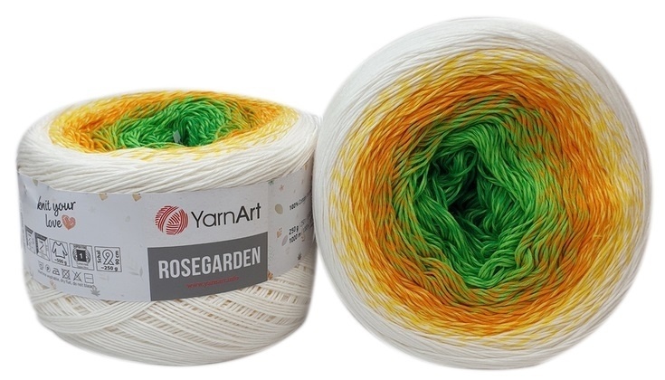 YarnArt Rosegarden 100% Cotton, 2 Skein Value Pack, 500g фото 4