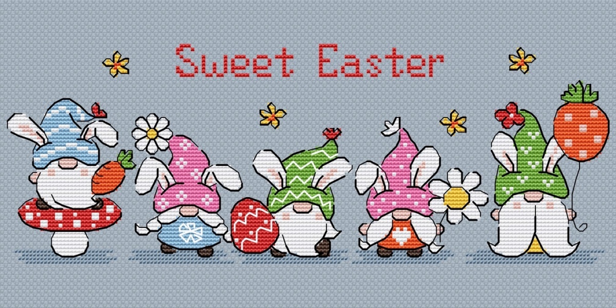 Sweet Easter Cross Stitch Pattern фото 2