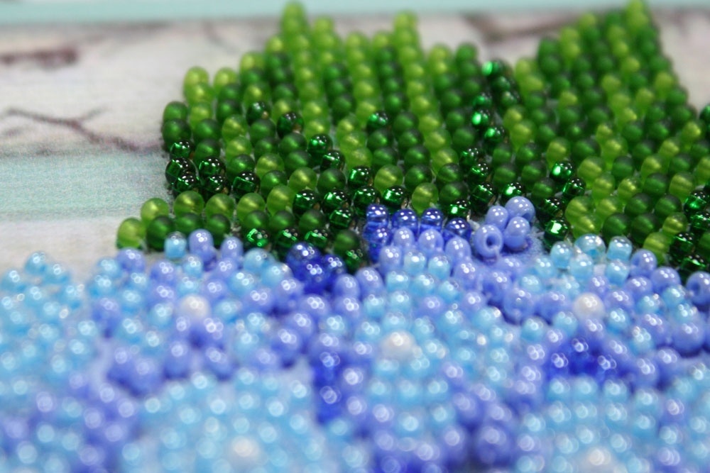 Gentle Hydrangeas Bead Embroidery Kit фото 4