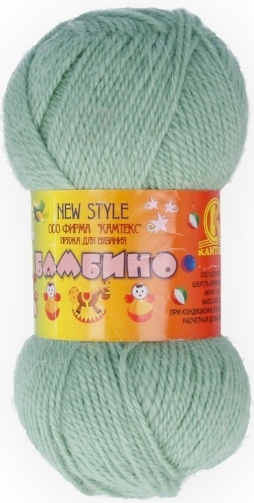 Kamteks Bambino 35% merino wool, 65% acrylic, 10 Skein Value Pack, 500g фото 19