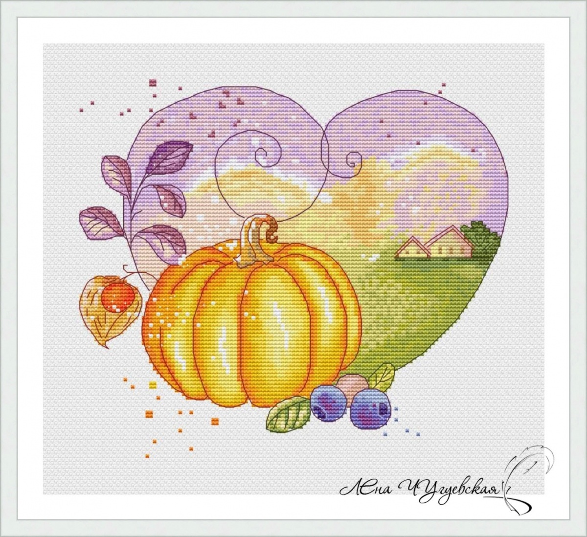 Magic Pumpkin Cross Stitch Pattern фото 1