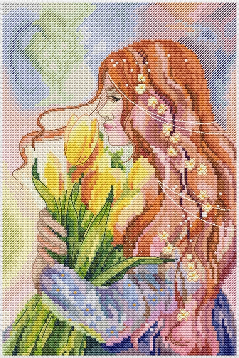  Spring Came Cross Stitch Chart фото 1
