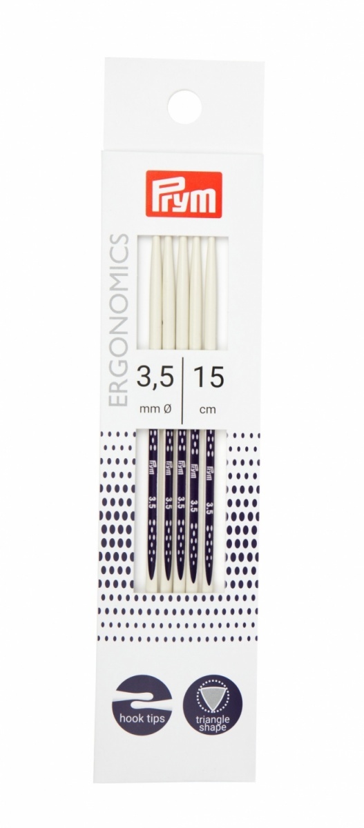 Double-pointed knitting needles, Ergonomic, 3,5mm фото 1