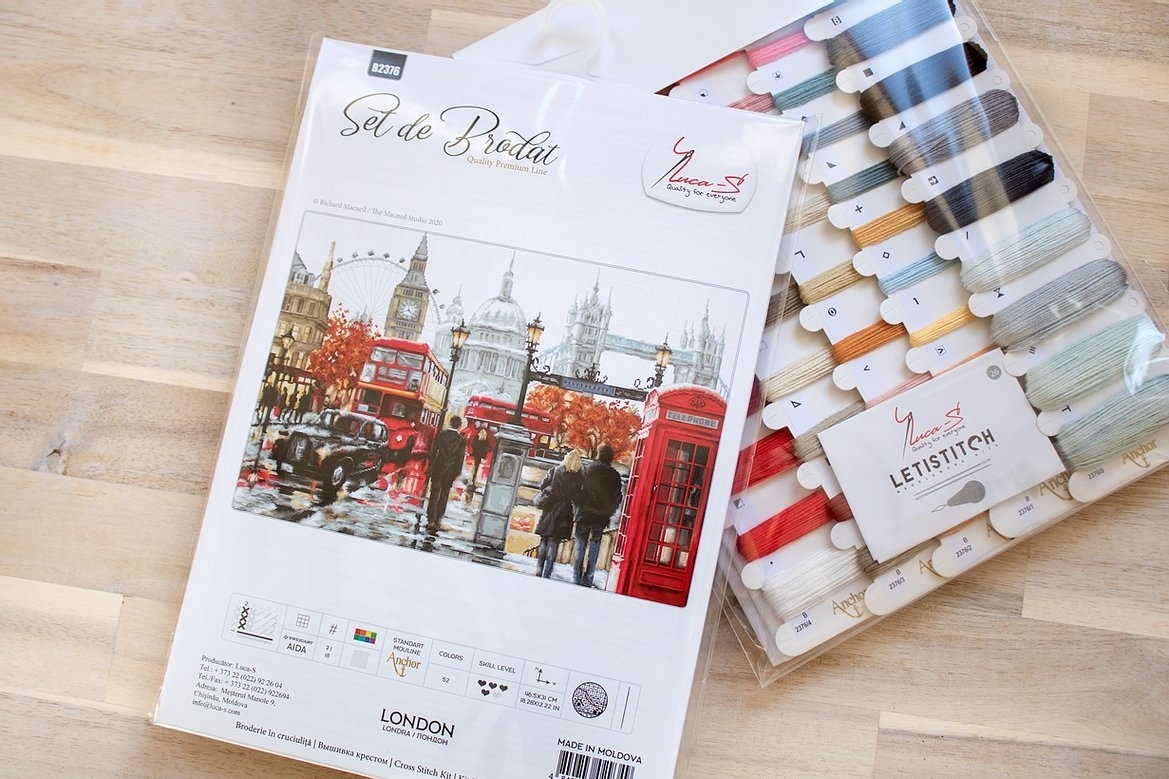 London Cross Stitch Kit by Luca-S фото 4