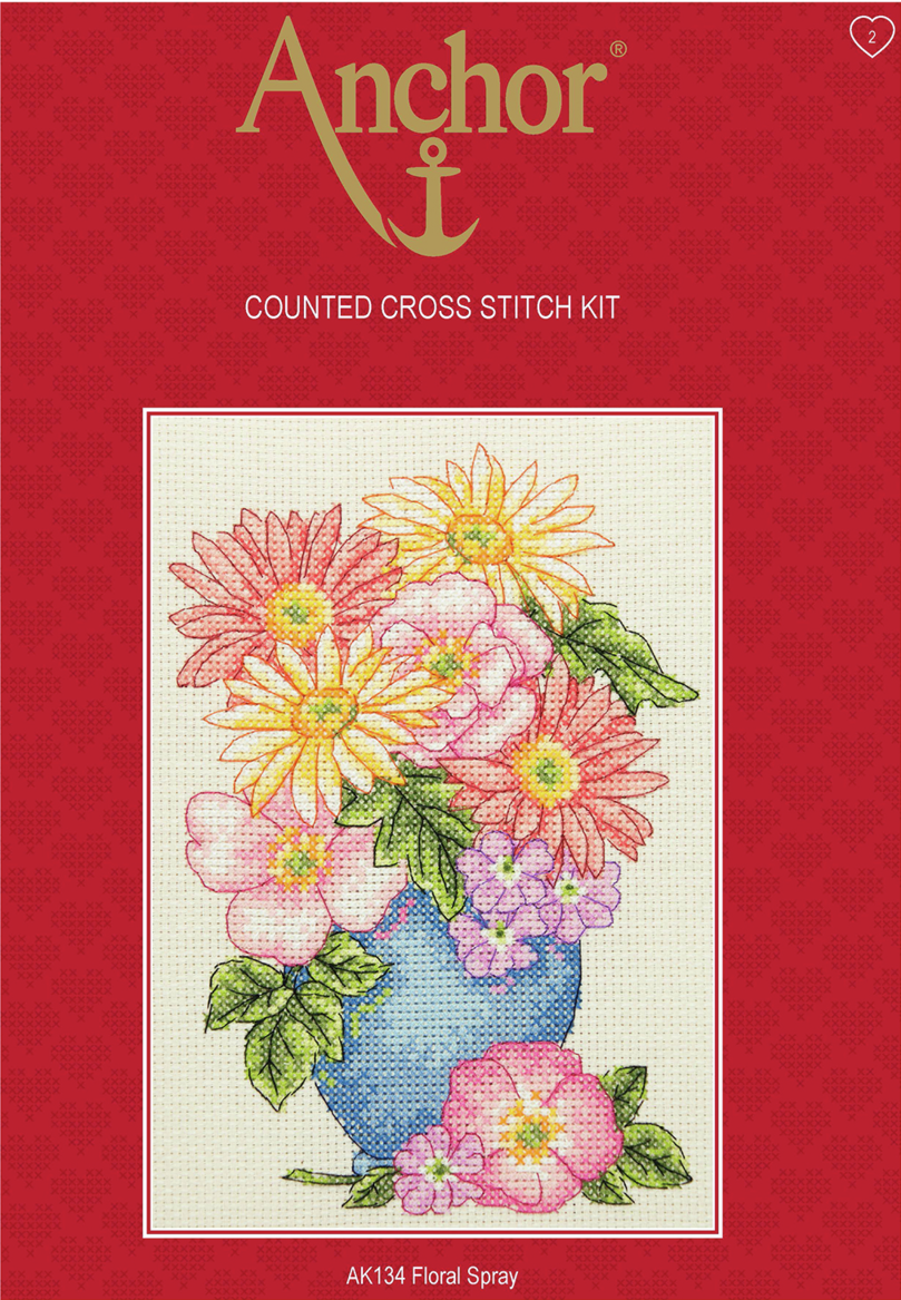 Floral Spray Cross Stitch Kit фото 2