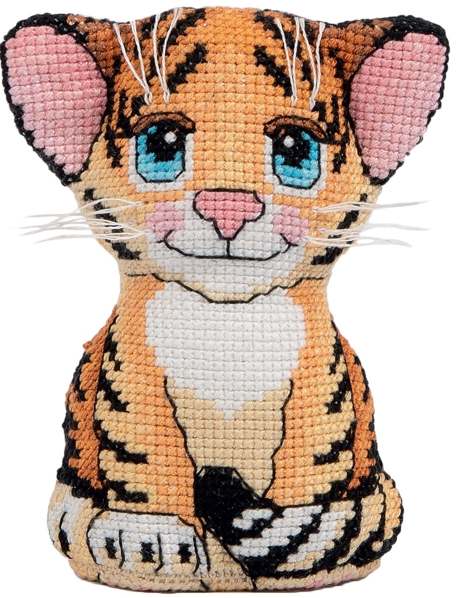Toy. Little Tiger Cross Stitch Kit фото 1