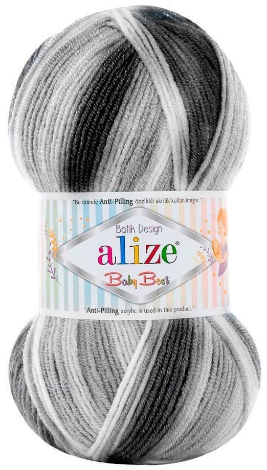 Alize Baby Best Batik, 90% acrylic, 10% bamboo 5 Skein Value Pack, 500g фото 7