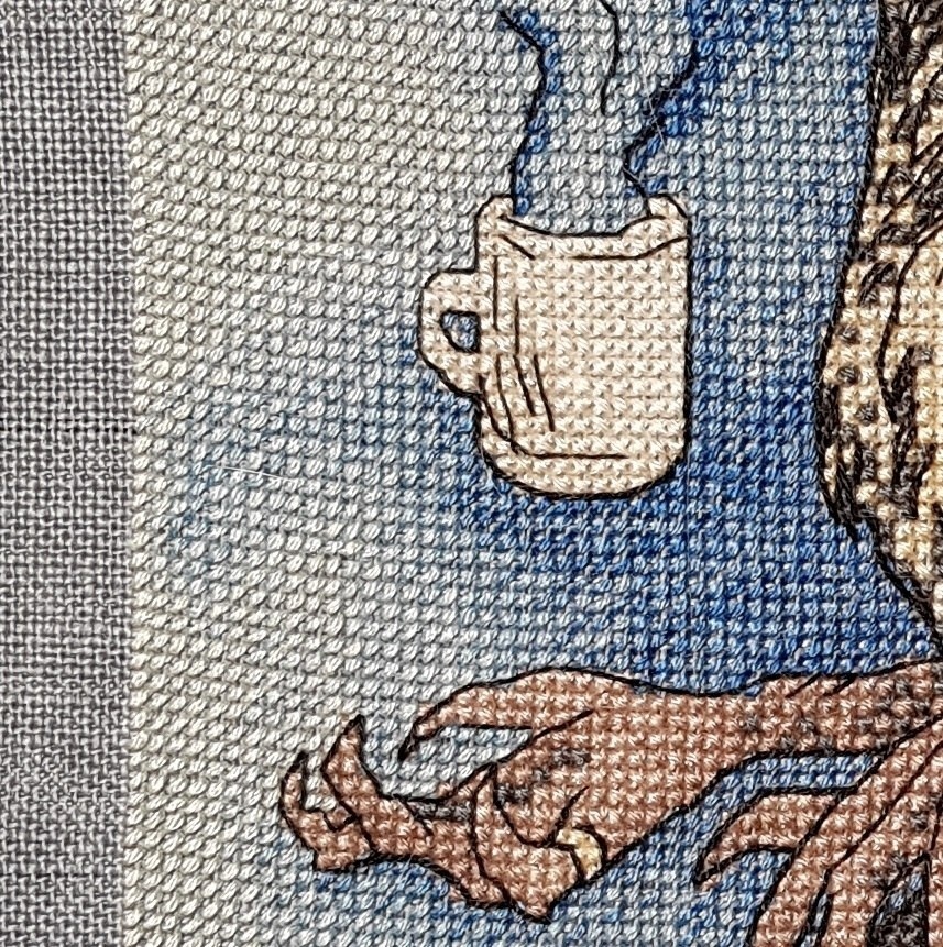 Night Coffee Spirit Cross Stitch Pattern фото 7