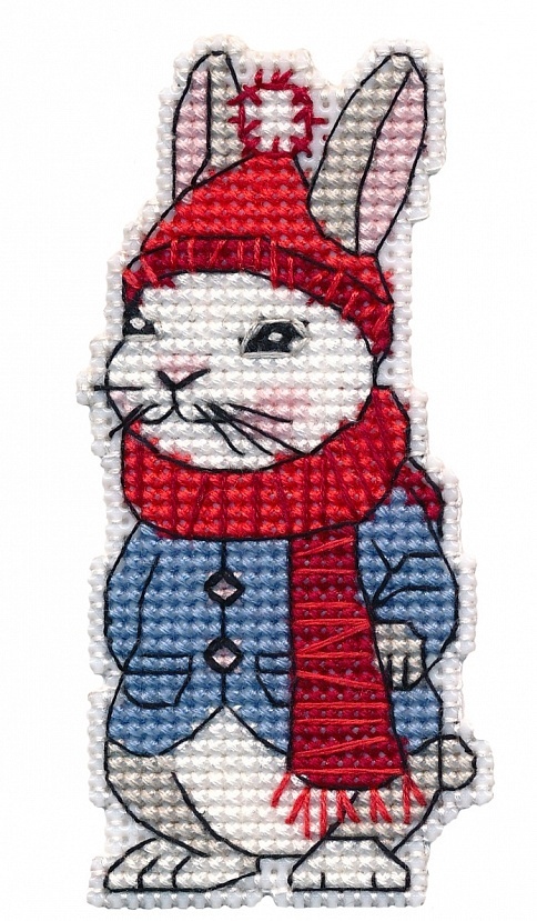 Hare. Magnet Cross Stitch Kit фото 1