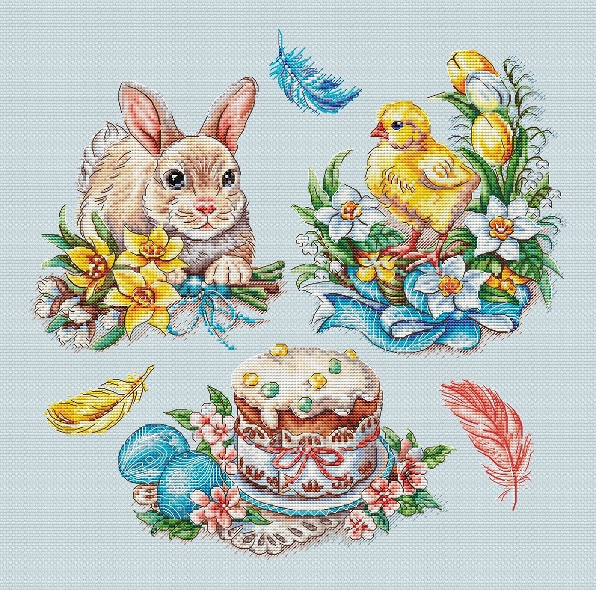 An Easter Sampler Cross Stitch Pattern фото 2