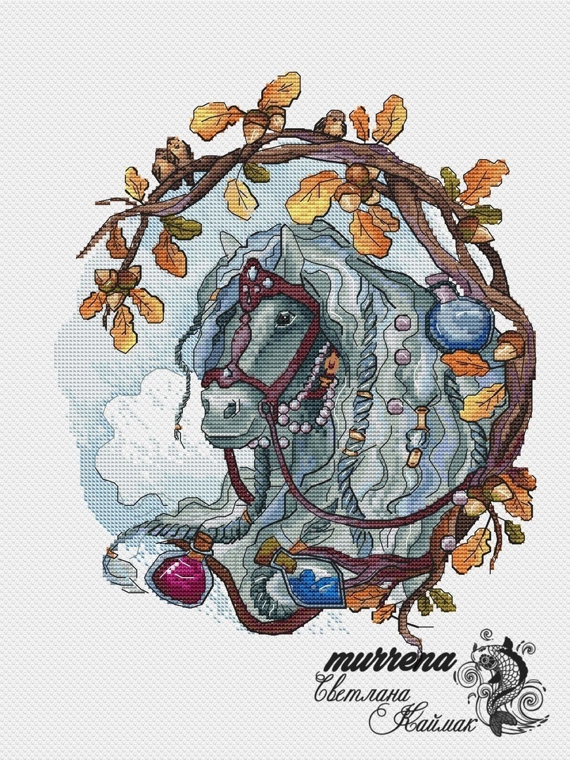 Breath of Autumn Cross Stitch Pattern фото 1