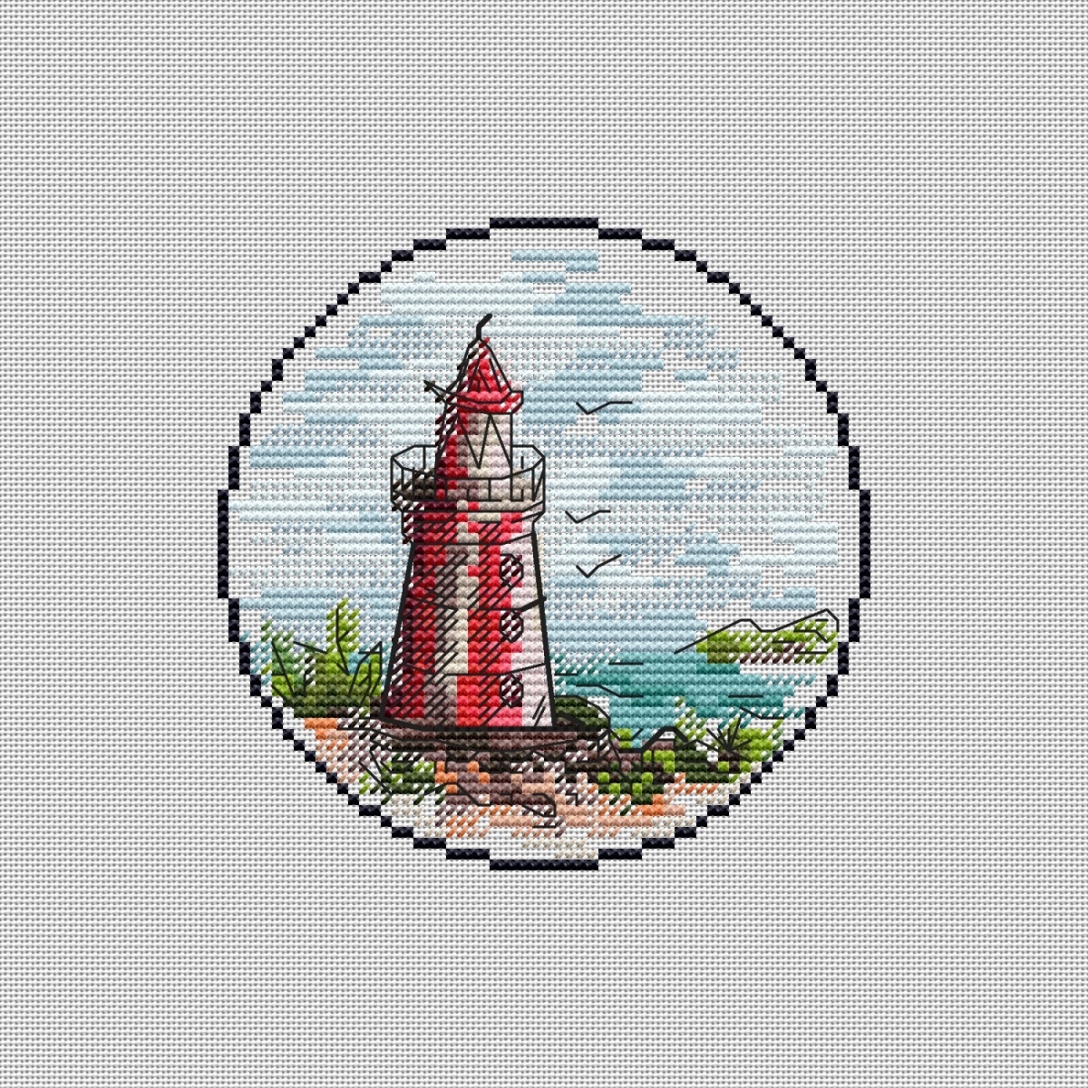 Small Lighthouse 13 Cross Stitch Pattern фото 2