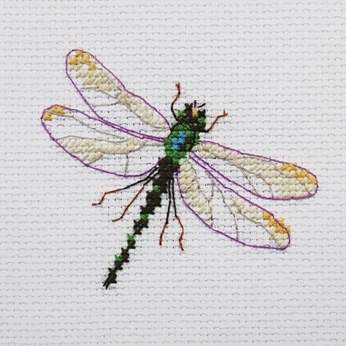 Dragonfly Cross Stitch Kit фото 1