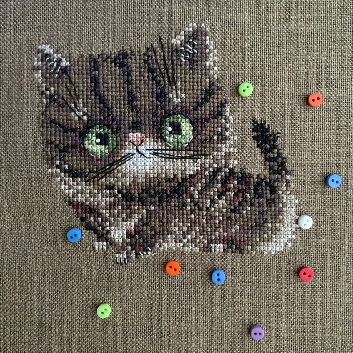 Prosha the Kitten Cross Stitch Pattern фото 6