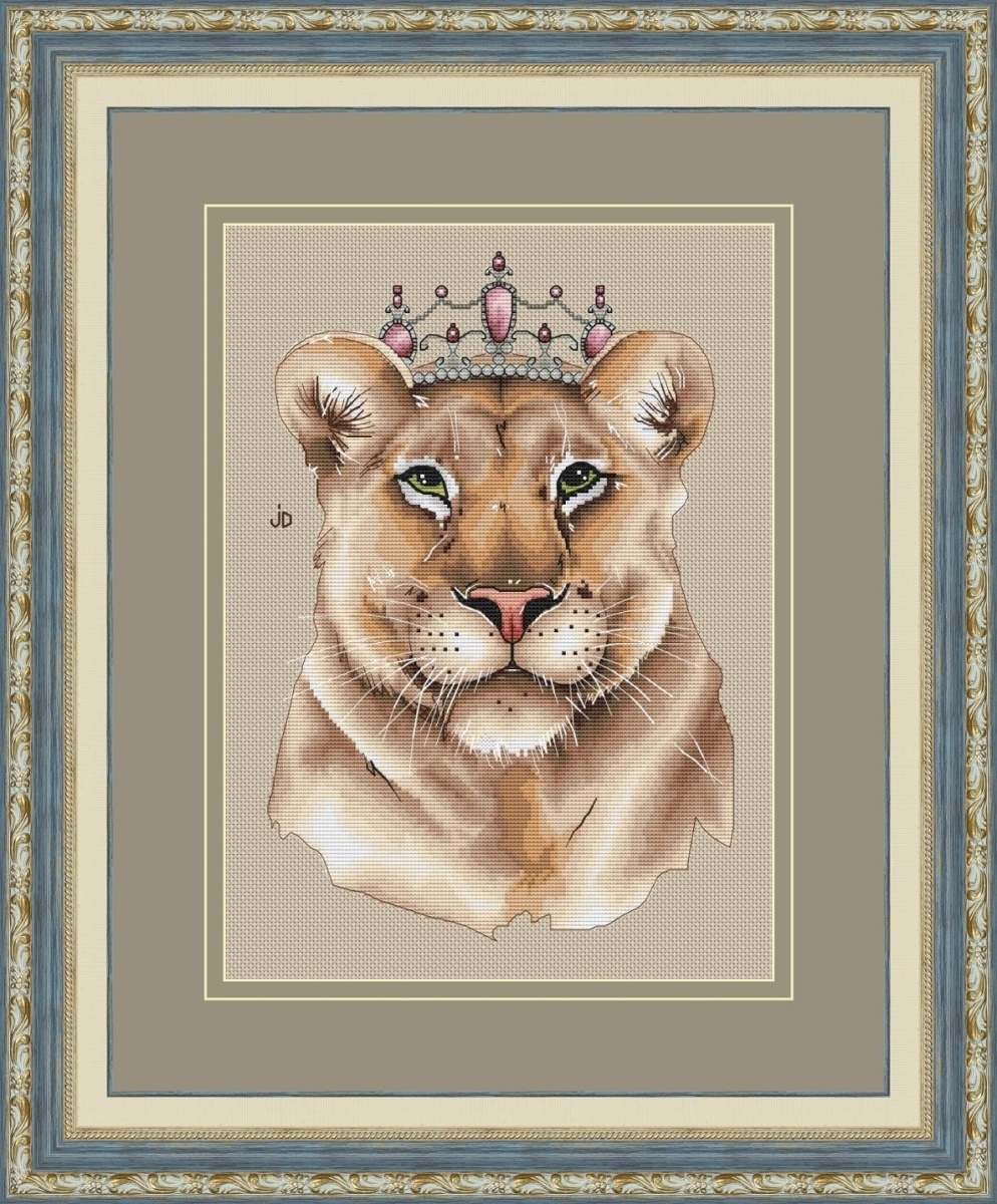 Lioness Cross Stitch Pattern фото 1