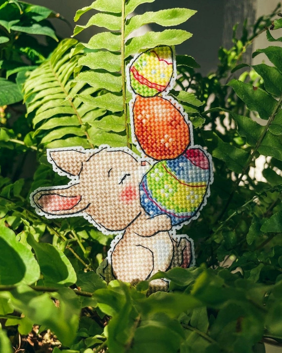 Easter Bunny 1 Cross Stitch Pattern фото 2