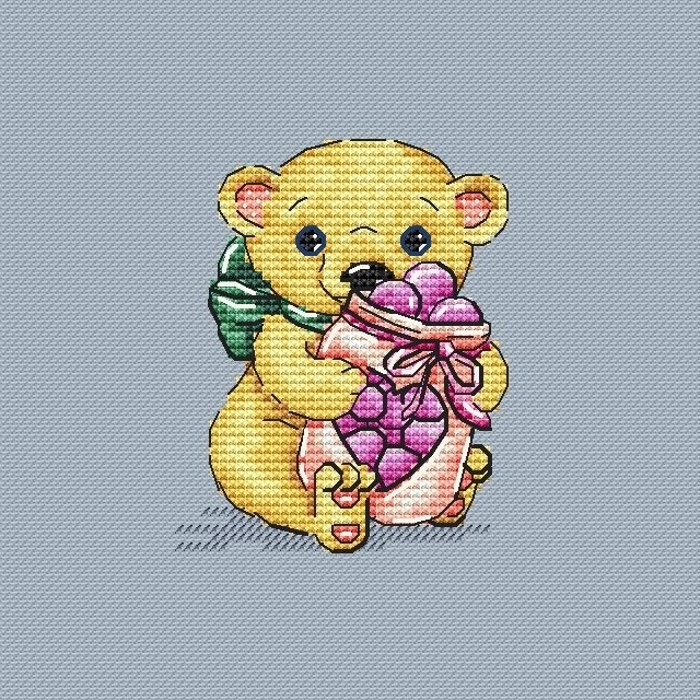 Candy for the Holiday Cross Stitch Pattern фото 1