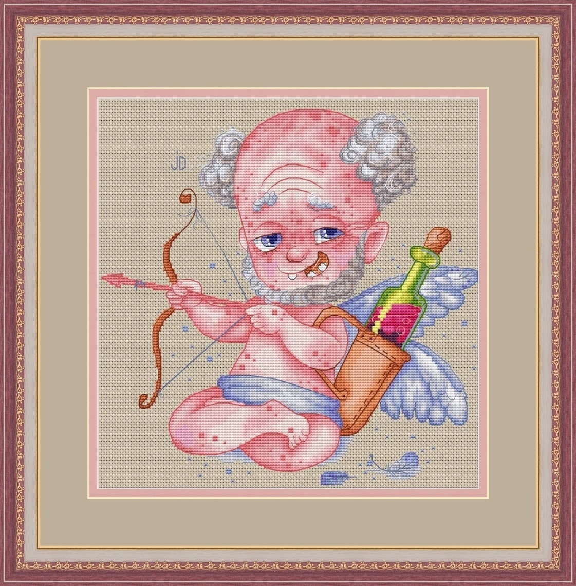Cupids. Dopey Cross Stitch Pattern фото 1