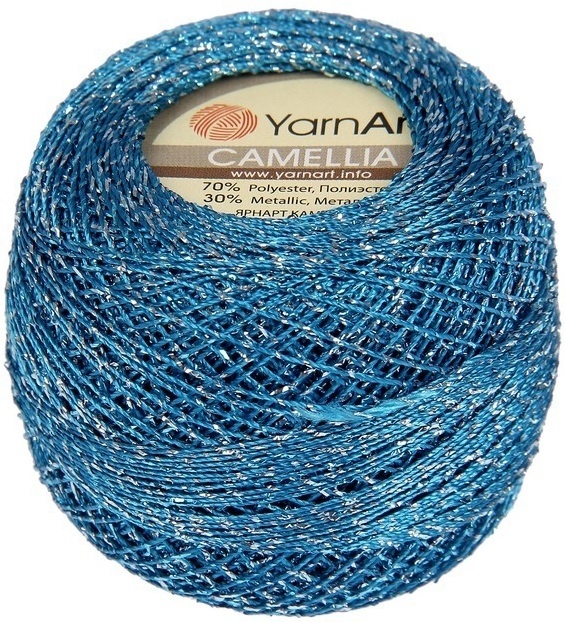 YarnArt Camellia 70% polyester, 30% metallic, 10 Skein Value Pack, 250g фото 14