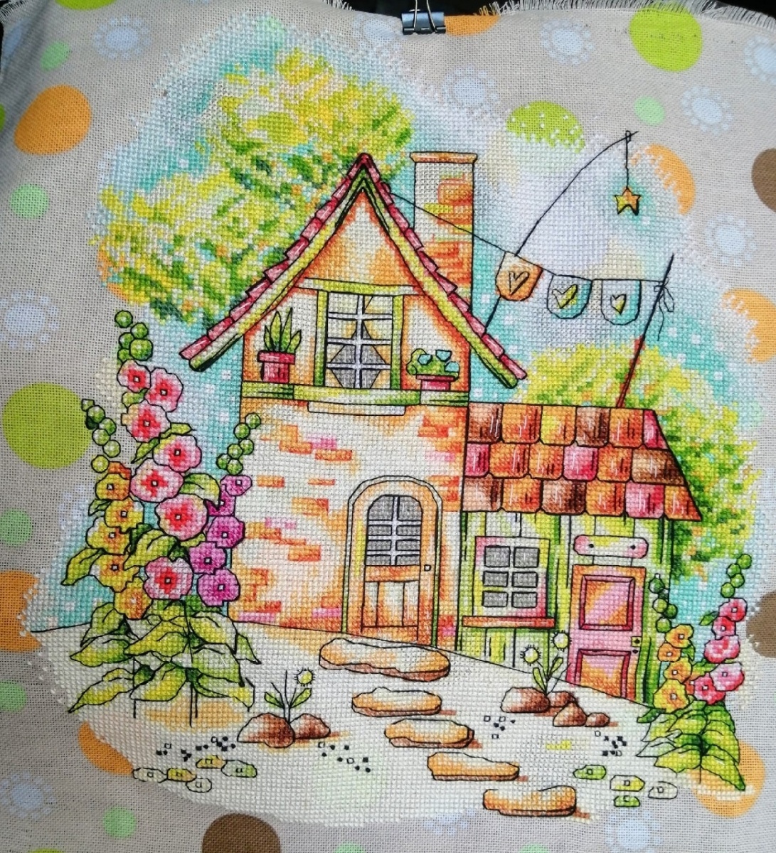 Houses. Summer Cross Stitch Pattern фото 2