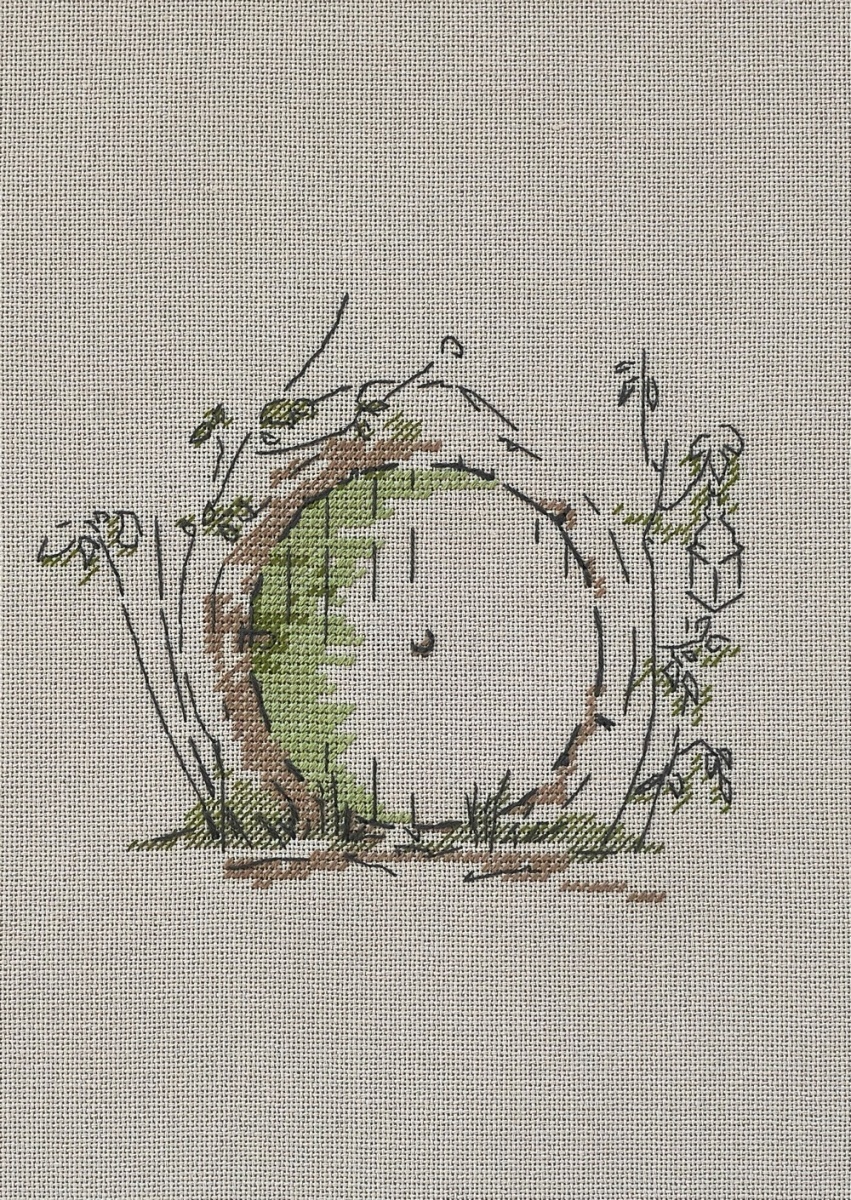 Hobbit-hole Cross Stitch Pattern фото 2