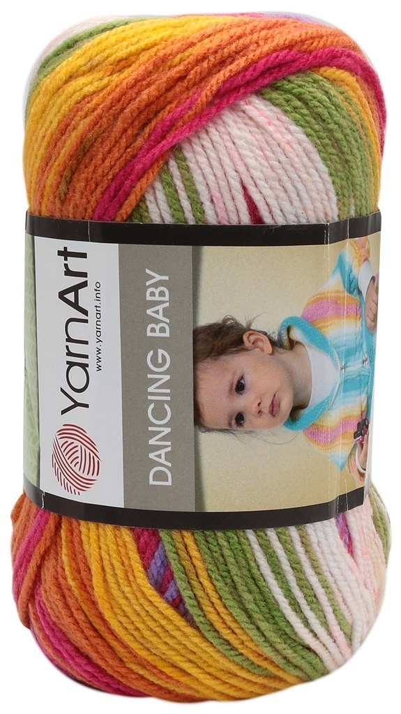 YarnArt Dancing Baby, 100% Premium Acrylic, 5 Skein Value Pack, 500g фото 7