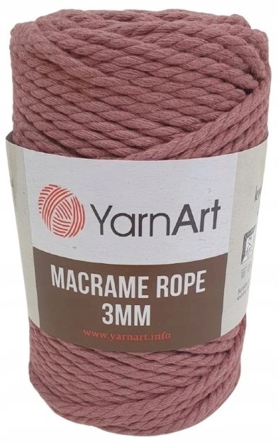 YarnArt Macrame Rope 3mm 60% cotton, 40% viscose and polyester, 4 Skein Value Pack, 1000g фото 29