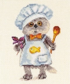 Basik Chef Cross Stitch Kit фото 1