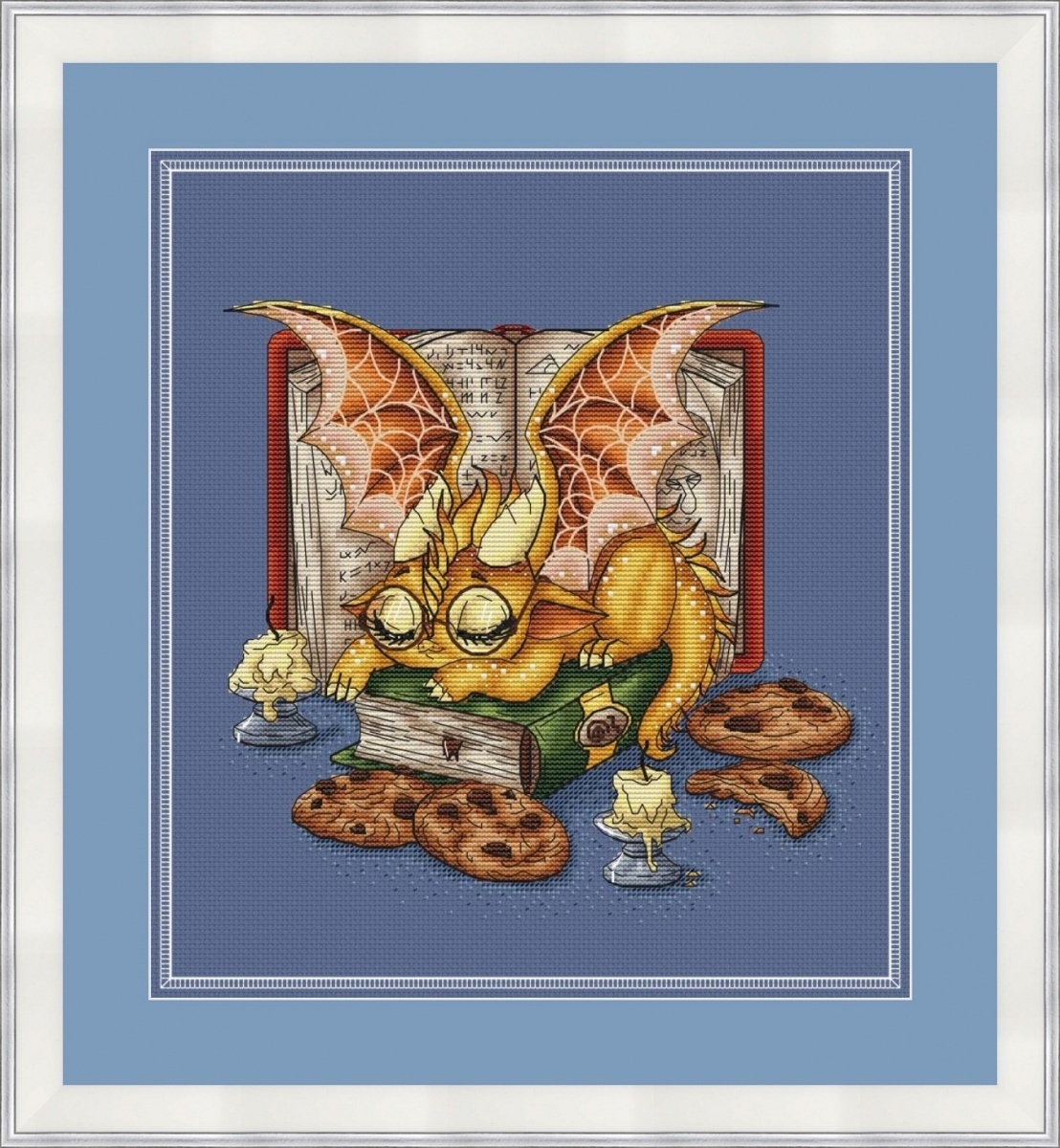 Book Dragon Cross Stitch Pattern фото 2