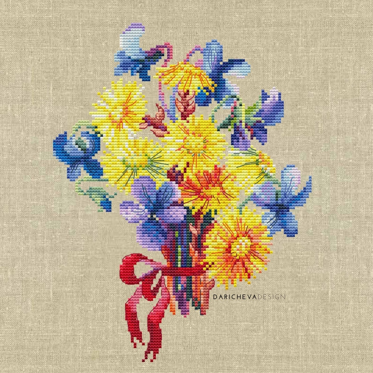 First Flowers Cross Stitch Pattern фото 7