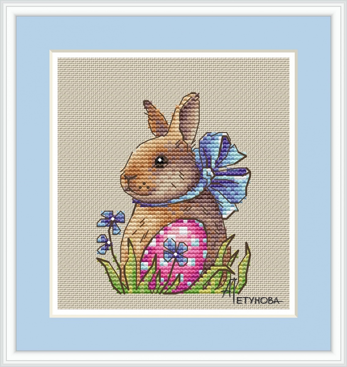 Easter Gift Cross Stitch Pattern фото 1