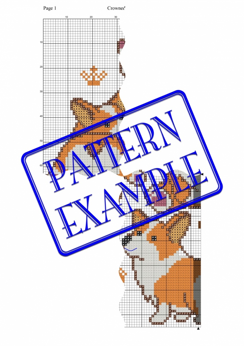 Corgi Sampler Cross Stitch Pattern фото 5